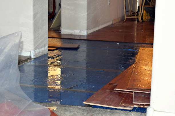 Professional Burst Pipe Water Damage technician working in McGregor, TX